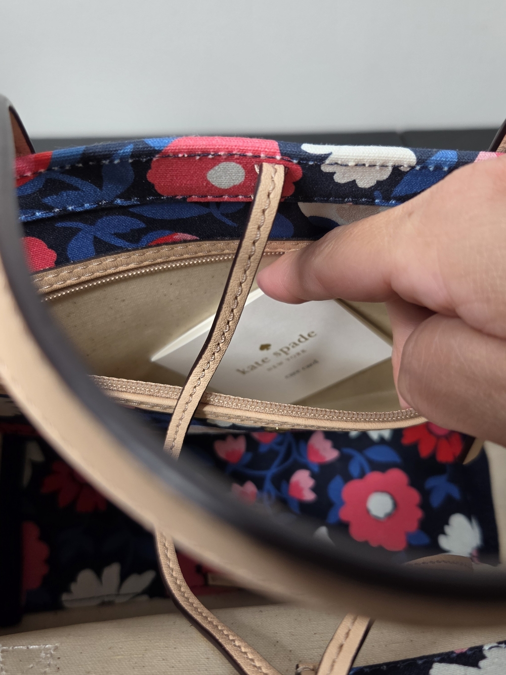 Kate Spade 25th Anniversary Sam Washington Square Small Floral Fabric Tote - Picture 12 of 13
